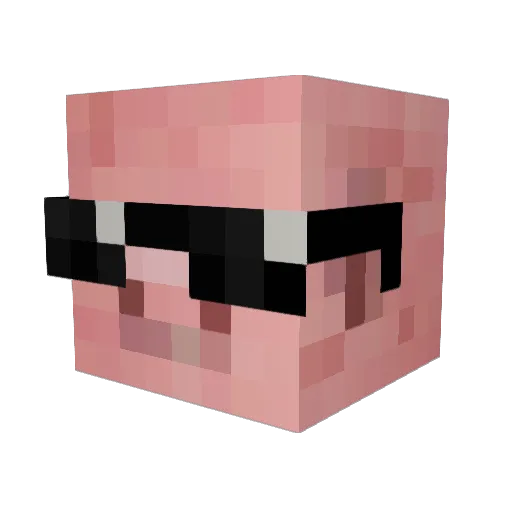 Kersir Minecraft avatar head, 3D render
