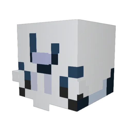 KersplodeMaster Minecraft avatar head, 3D render