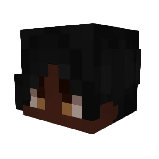 Kerto_ Minecraft avatar head, 3D render