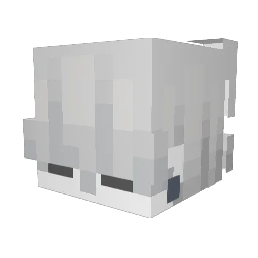 KervexMC Minecraft avatar head, 3D render