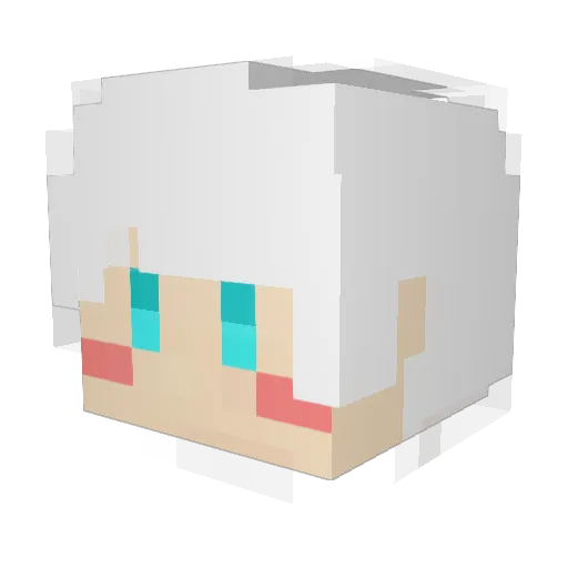 Kerytey21 Minecraft avatar head, 3D render
