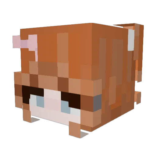 KesaBanks Minecraft avatar head, 3D render
