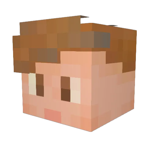 Kesha_2217 Minecraft avatar head, 3D render