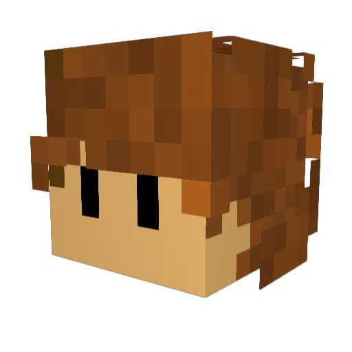 Keskey_ Minecraft avatar head, 3D render