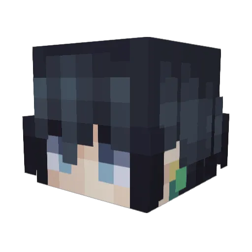 Keso18 Minecraft avatar head, 3D render