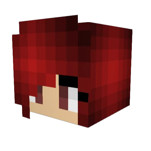 KesshoTV Minecraft avatar head, 3D render