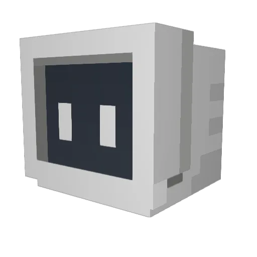 Kesterson Minecraft avatar head, 3D render