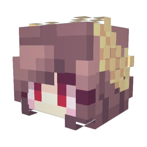 Kestrals_ Minecraft avatar head, 3D render
