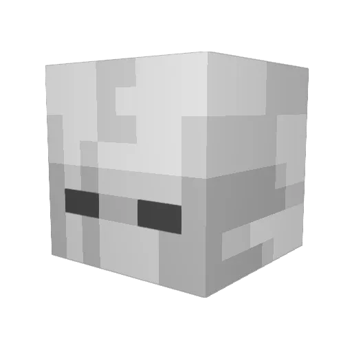 Kesu2119 Minecraft avatar head, 3D render