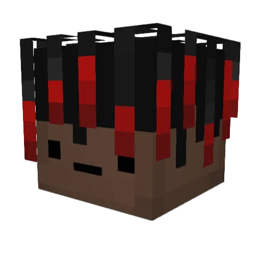 Ket_Ys Minecraft avatar head, 3D render