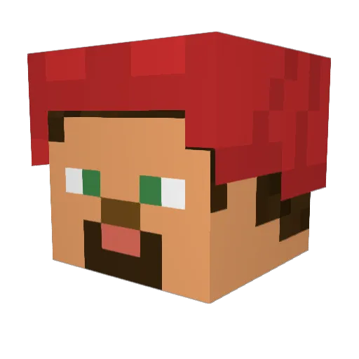 KetaGiu03 Minecraft avatar head, 3D render