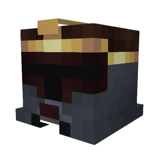 KetaIsMine Minecraft avatar head, 3D render