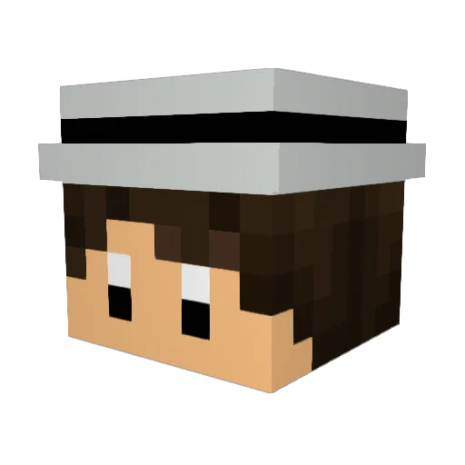 Ketamaru_1008 Minecraft avatar head, 3D render