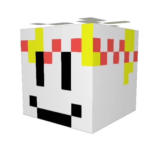 KetchupFries91 Minecraft avatar head, 3D render
