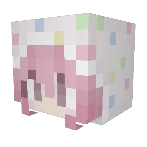 Ketes1031 Minecraft avatar head, 3D render