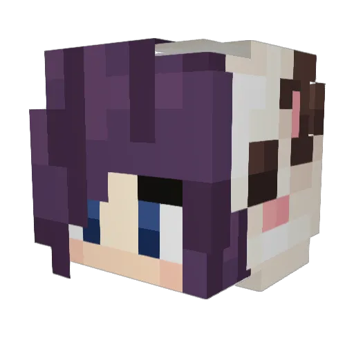 KetheRakete Minecraft avatar head, 3D render