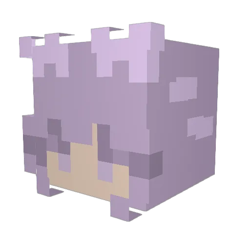 KetoPanax Minecraft avatar head, 3D render