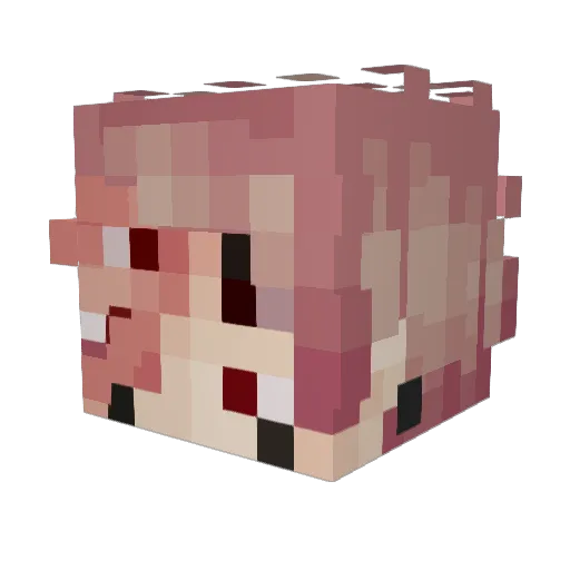 Ketten0_0 Minecraft avatar head, 3D render