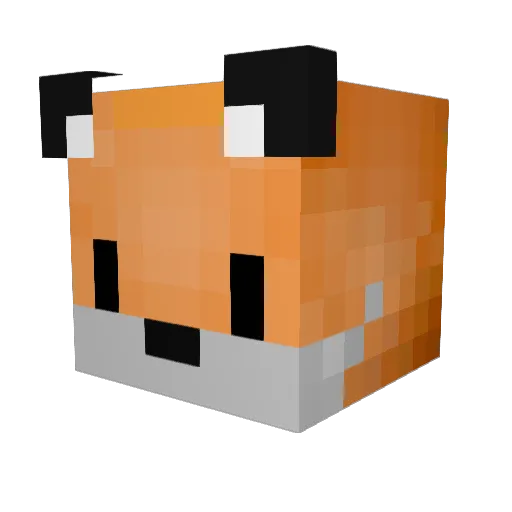KettuPvP Minecraft avatar head, 3D render
