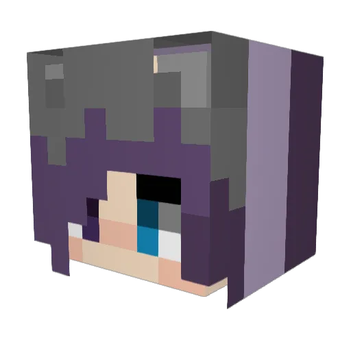 Kettu_owo Minecraft avatar head, 3D render