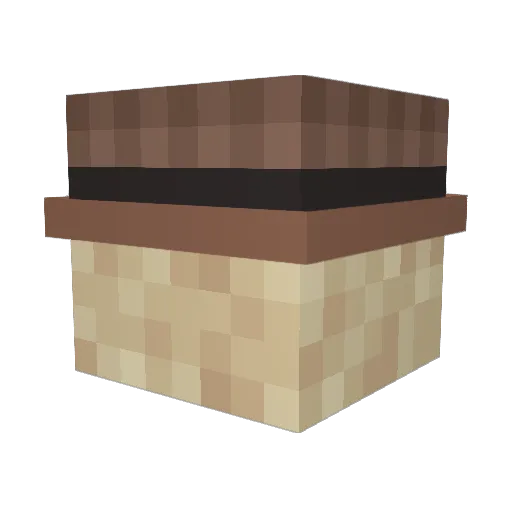 Ketz2 Minecraft avatar head, 3D render