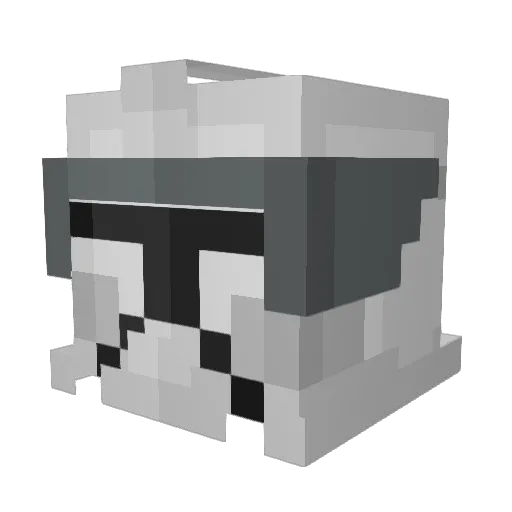 Kev140 Minecraft avatar head, 3D render