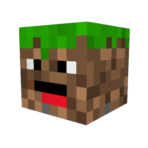 Kev665 Minecraft avatar head, 3D render