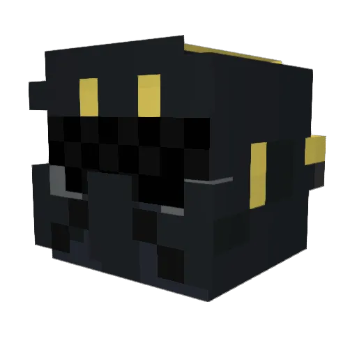 KevGore Minecraft avatar head, 3D render