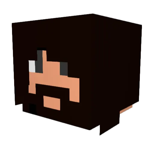 KevHardy Minecraft avatar head, 3D render