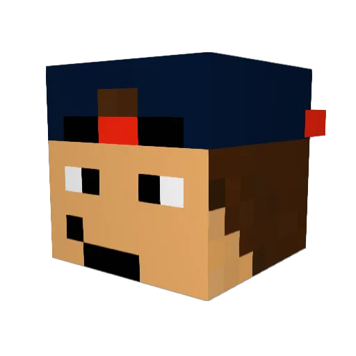 KevKev097 Minecraft avatar head, 3D render