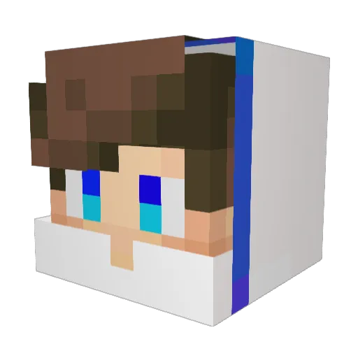 KevPotter21 Minecraft avatar head, 3D render