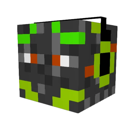 KevRevolution Minecraft avatar head, 3D render