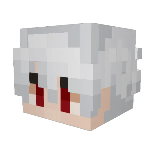 KevSen21 Minecraft avatar head, 3D render