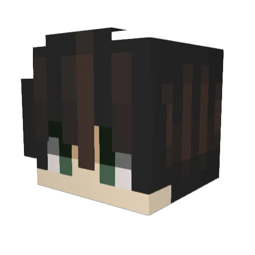 KevShyy Minecraft avatar head, 3D render