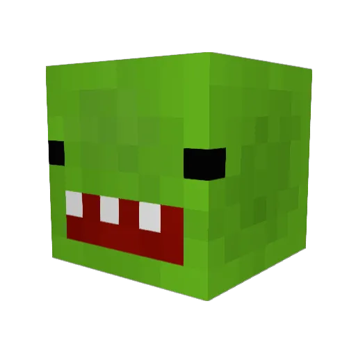 Kev_Malone Minecraft avatar head, 3D render