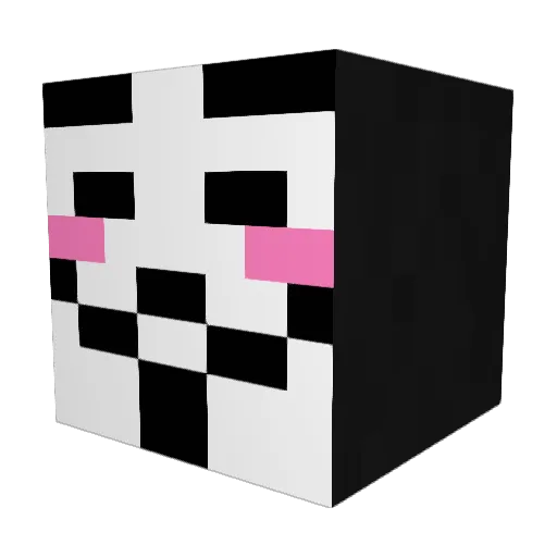 Kevcoo32 Minecraft avatar head, 3D render