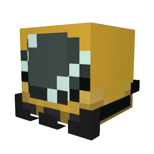 Keven369 Minecraft avatar head, 3D render