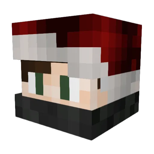 Kevi_33 Minecraft avatar head, 3D render