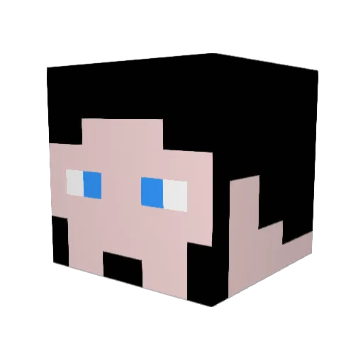 KevilTjnz Minecraft avatar head, 3D render
