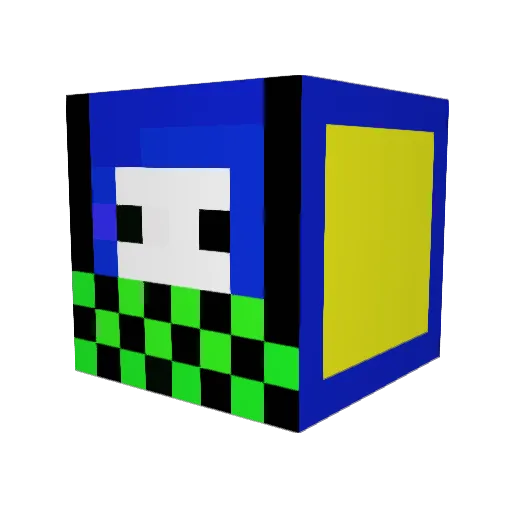 Kevin5566 Minecraft avatar head, 3D render
