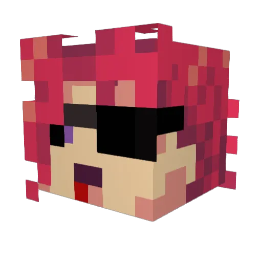 Kevin8228 Minecraft avatar head, 3D render