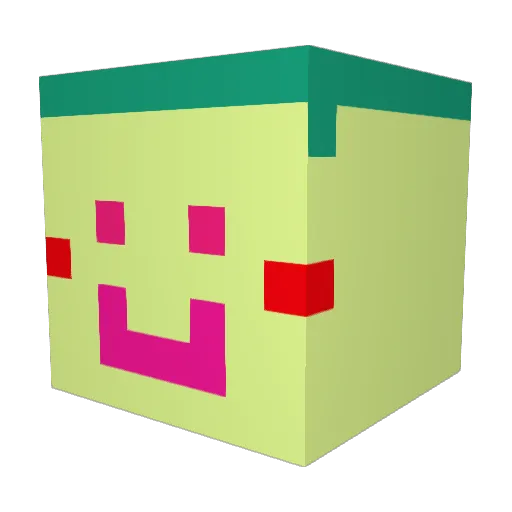KevinAlaba07 Minecraft avatar head, 3D render