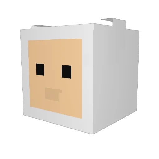KevinAlexanderga Minecraft avatar head, 3D render