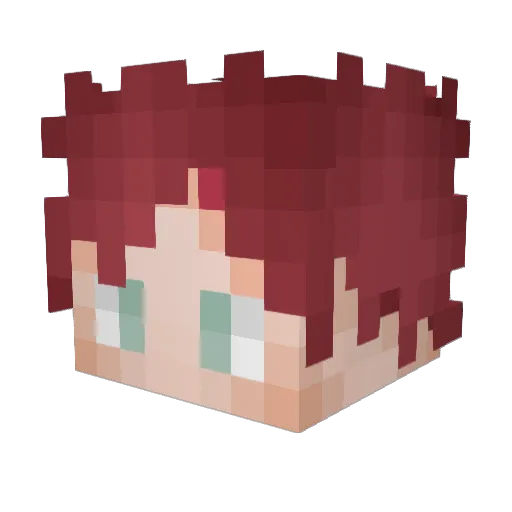 KevinBravo Minecraft avatar head, 3D render
