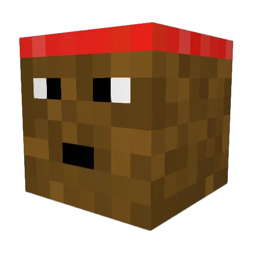 KevinChibbleton Minecraft avatar head, 3D render