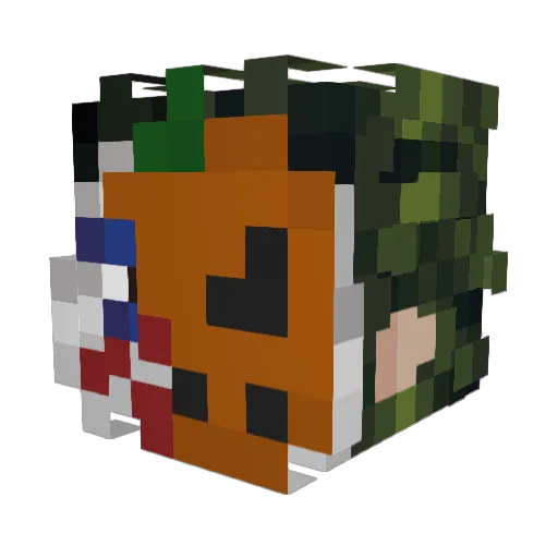 KevinDMG Minecraft avatar head, 3D render