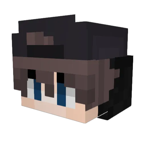 KevinDevin Minecraft avatar head, 3D render