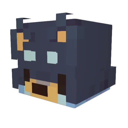KevinDrippin Minecraft avatar head, 3D render