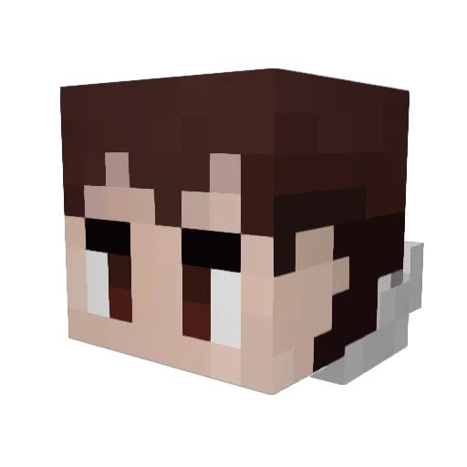 KevinF0801 Minecraft avatar head, 3D render