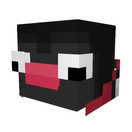KevinHCX_ Minecraft avatar head, 3D render